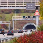 Autobahntunnel, Schönbuchtunnel auf der A81, Baden-Württemberg